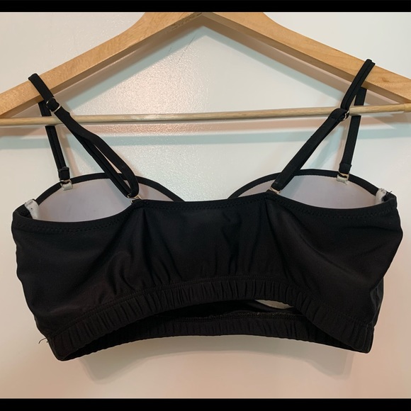 Black vintage style bikini top - Picture 4 of 8